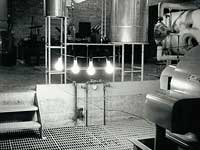 Light bulbs lit by the world's first electricity generated from atomic power